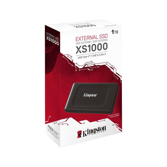 Kingston - XS1000 - 1 TB - Portable SSD - USB 3.2 Gen 2
